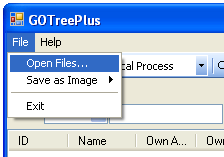 file open menu